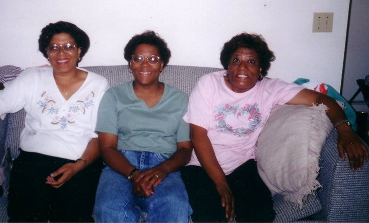 Carol with her sister Cynthia Simeon