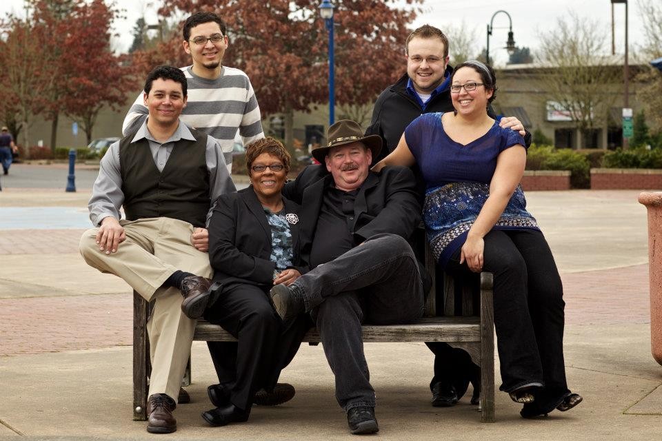 Jonathan and Carol Miller family photo with Kids, Alex, Ben and Becky. With Becky's husband Brandon.