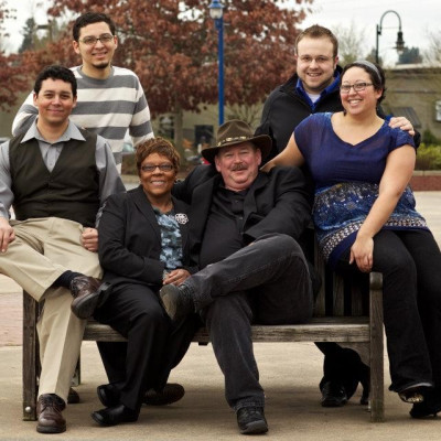 Jonathan and Carol Miller family photo with Kids, Alex, Ben and Becky. With Becky's husband Brandon.